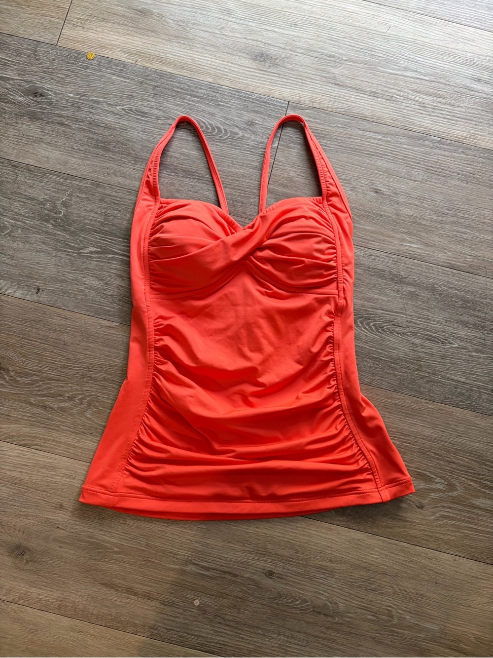 Seafolly Bright Coral Swim Tankini Top